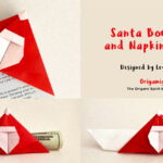 Santa Triangular Book Mark - Origamispirit Membership